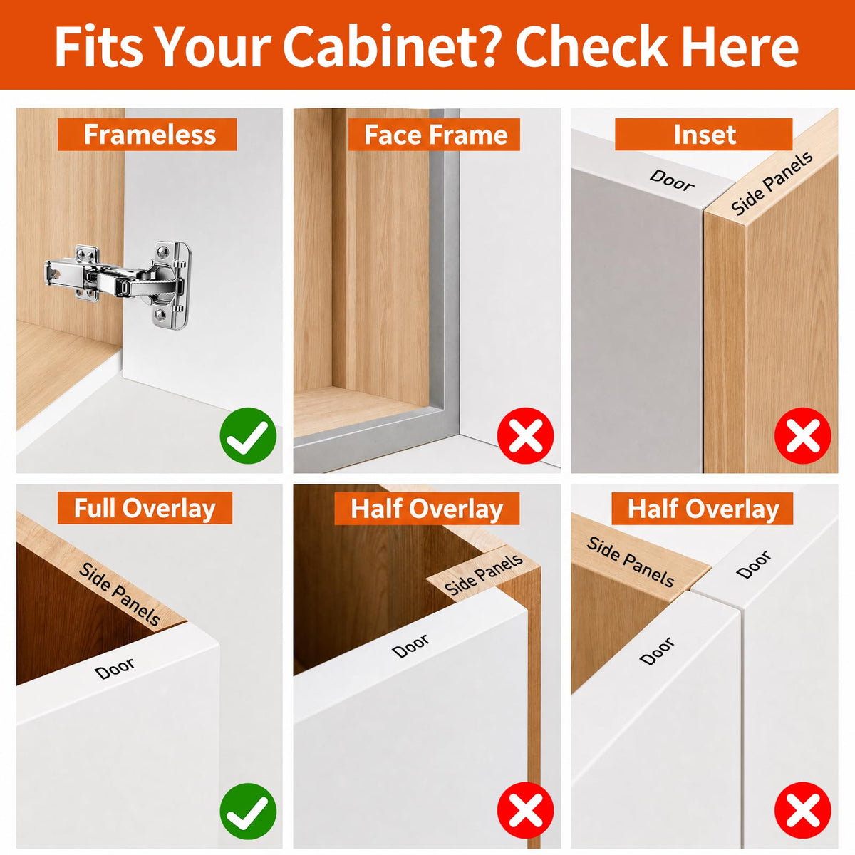Complete Lazy Susan Hinge Kit, 2 Pair 175 & 135 Degree Hinge - TamBee