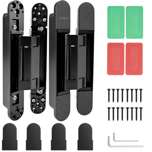 Hidden Door Hinge · 9.7" · Black - TamBee