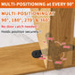 Heavy Duty Pivot Hinge Hold Open Hidden Door Hinge - 1100 Lbs Load, Locking 90 Degrees, 304 Stainless Steel, Concealed for Secret Doors, Bookshelf Doors and Bookcase Door Black 4213