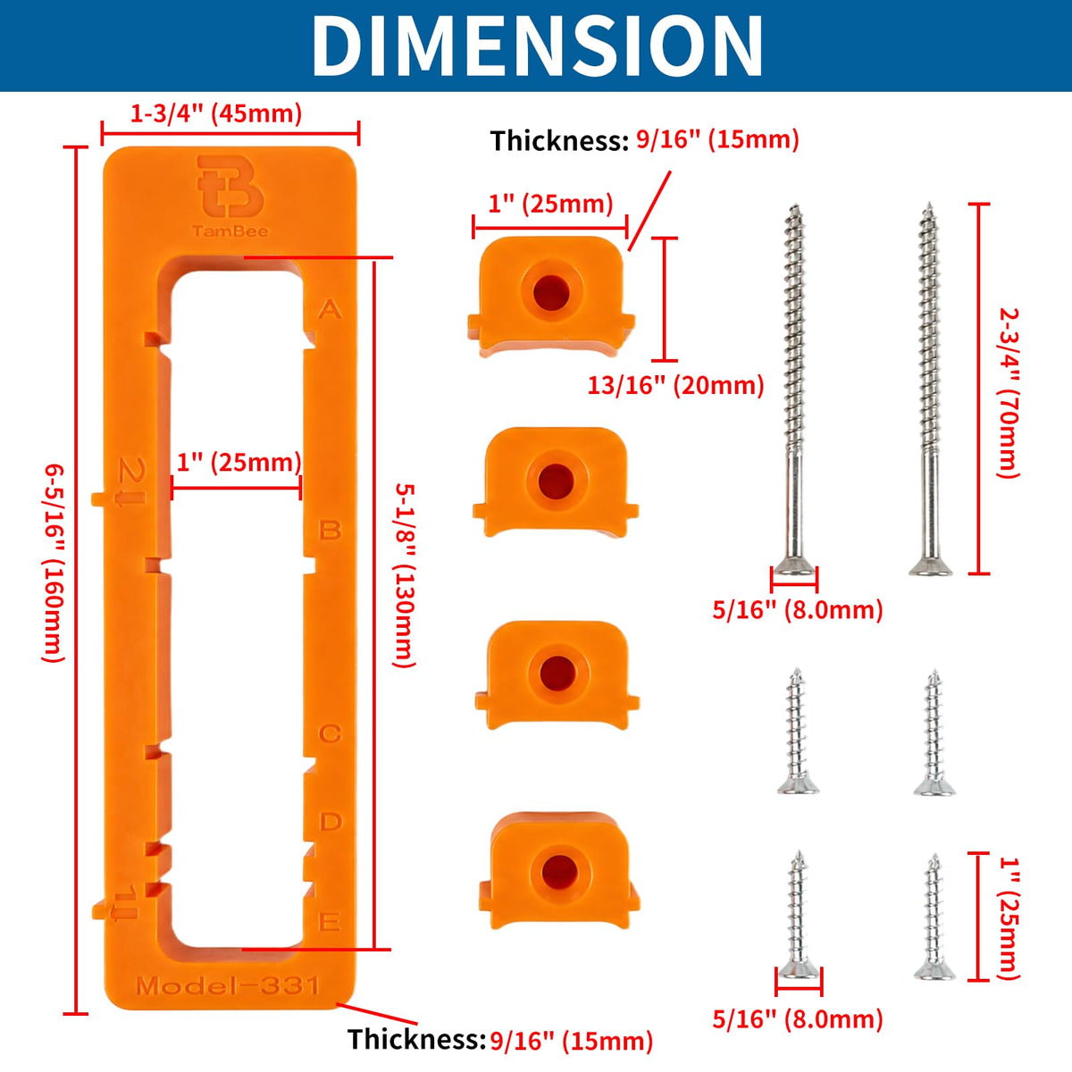 Pivot Hinge Jig · Router Template - TamBee