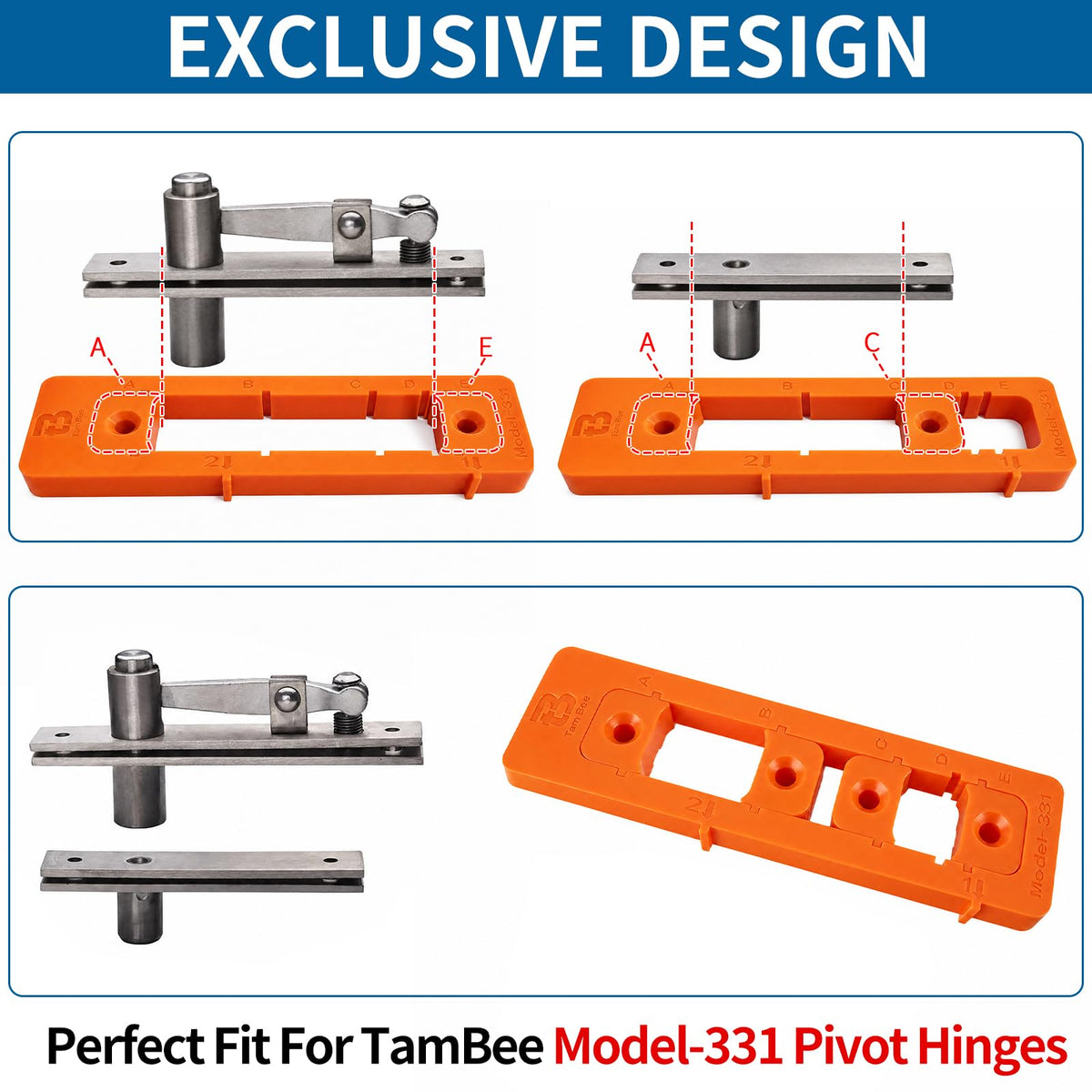 Pivot Hinge Jig · Router Template - TamBee