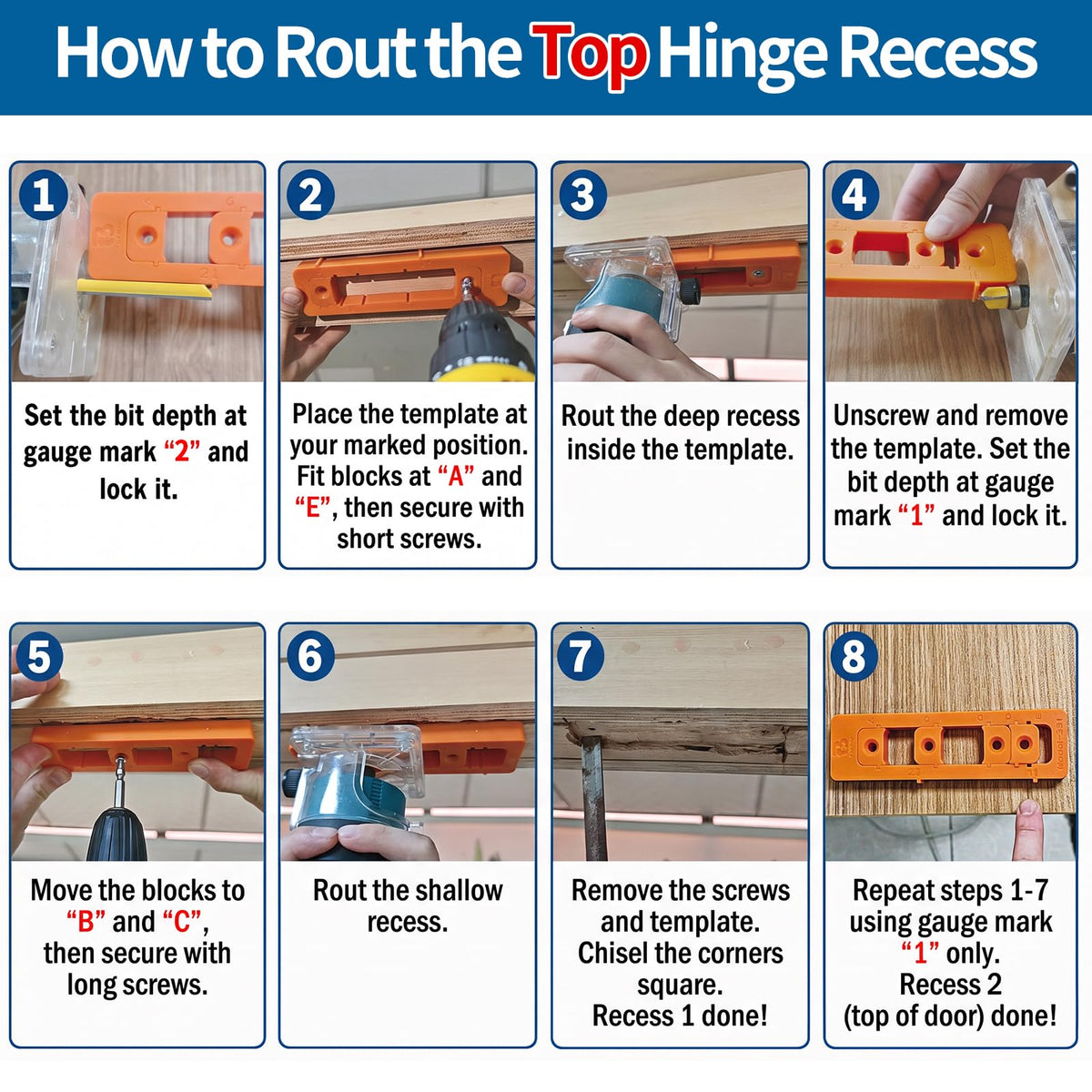 Pivot Hinge Jig · Router Template - TamBee