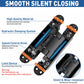 Self Close Hidden Door Hinge · 7" · Black Includes Mortising Kit - TamBee
