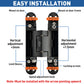Self Close Hidden Door Hinge · 7" · Black Includes Mortising Kit - TamBee