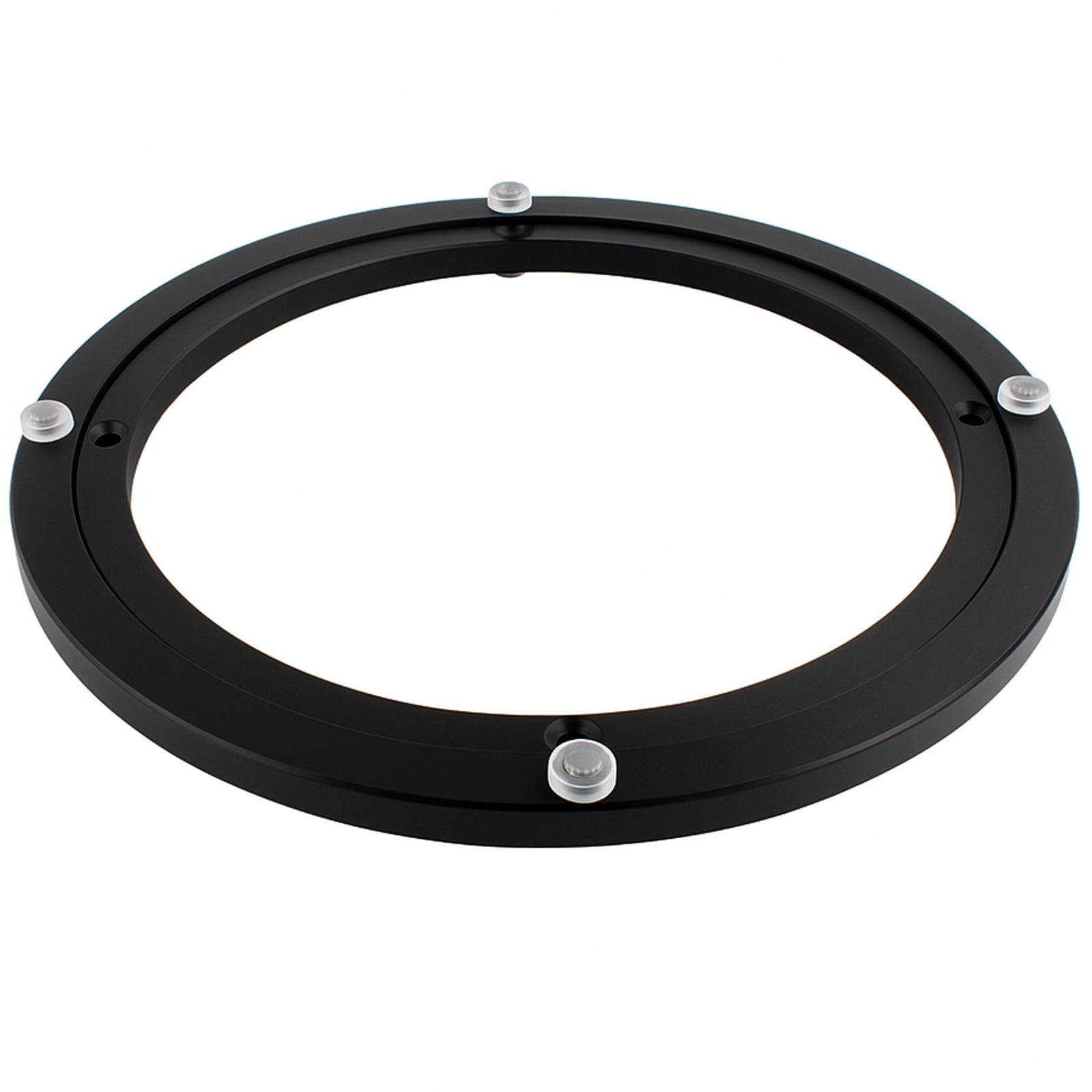 TamBee 10 Inch Lazy Susan Hardware Heavy Duty Metal Rotating Hardware Turntable Bearing Ring 150lb Load Capacity Turntable Lazy Susan parts Mechanism for Cabinets,Table Top and Craft (Base Only, Black - TamBee