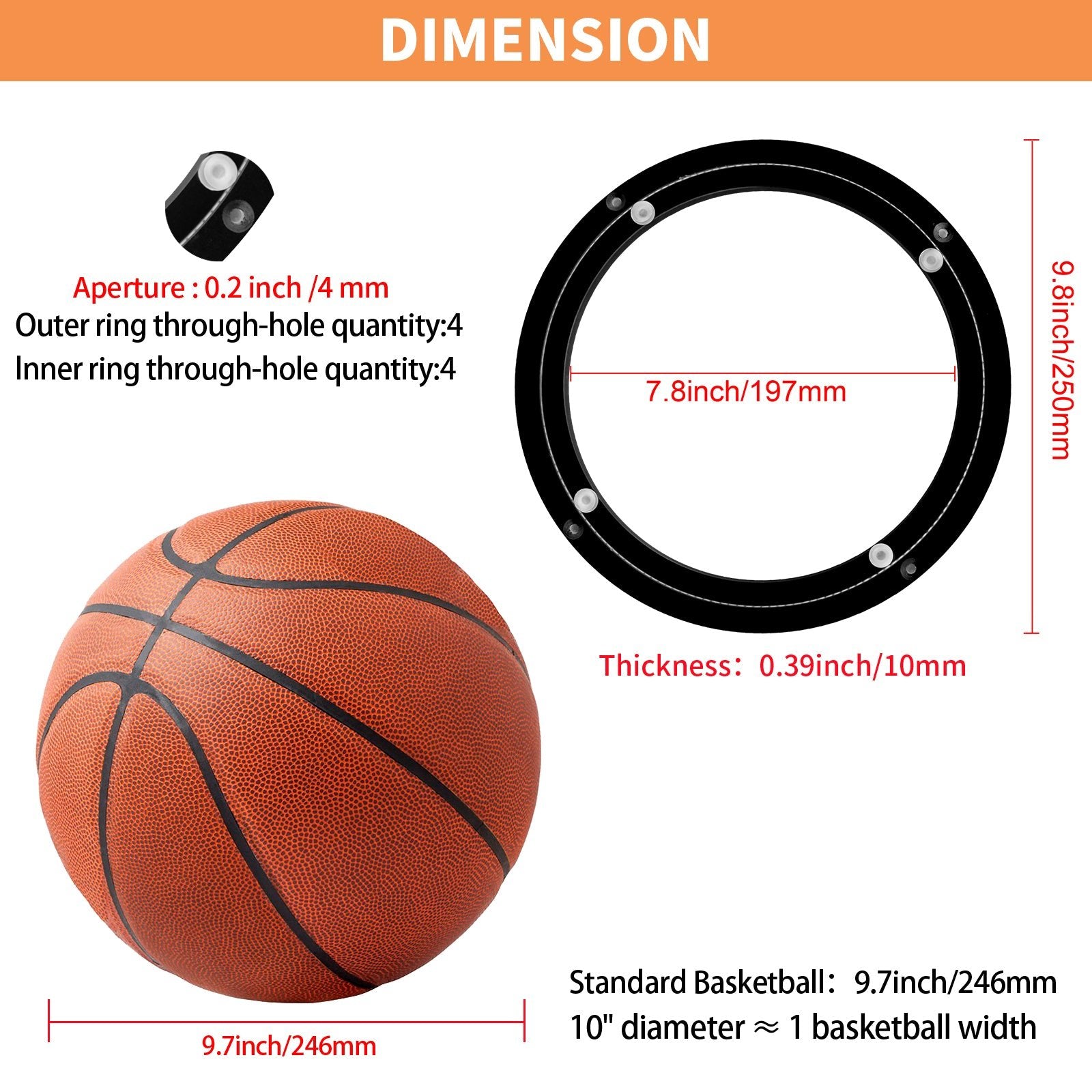 TamBee 10 Inch Lazy Susan Hardware Heavy Duty Metal Rotating Hardware Turntable Bearing Ring 150lb Load Capacity Turntable Lazy Susan parts Mechanism for Cabinets,Table Top and Craft (Base Only, Black - TamBee