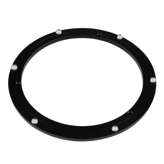 TamBee 12 Inch Lazy Susan Hardware Heavy Duty Metal Rotating Hardware Turntable Bearing Ring 300mm Turntable Lazy Susan Parts Mechanism for Cabinets,Table Top and Craft (Base Only, Black) - TamBee