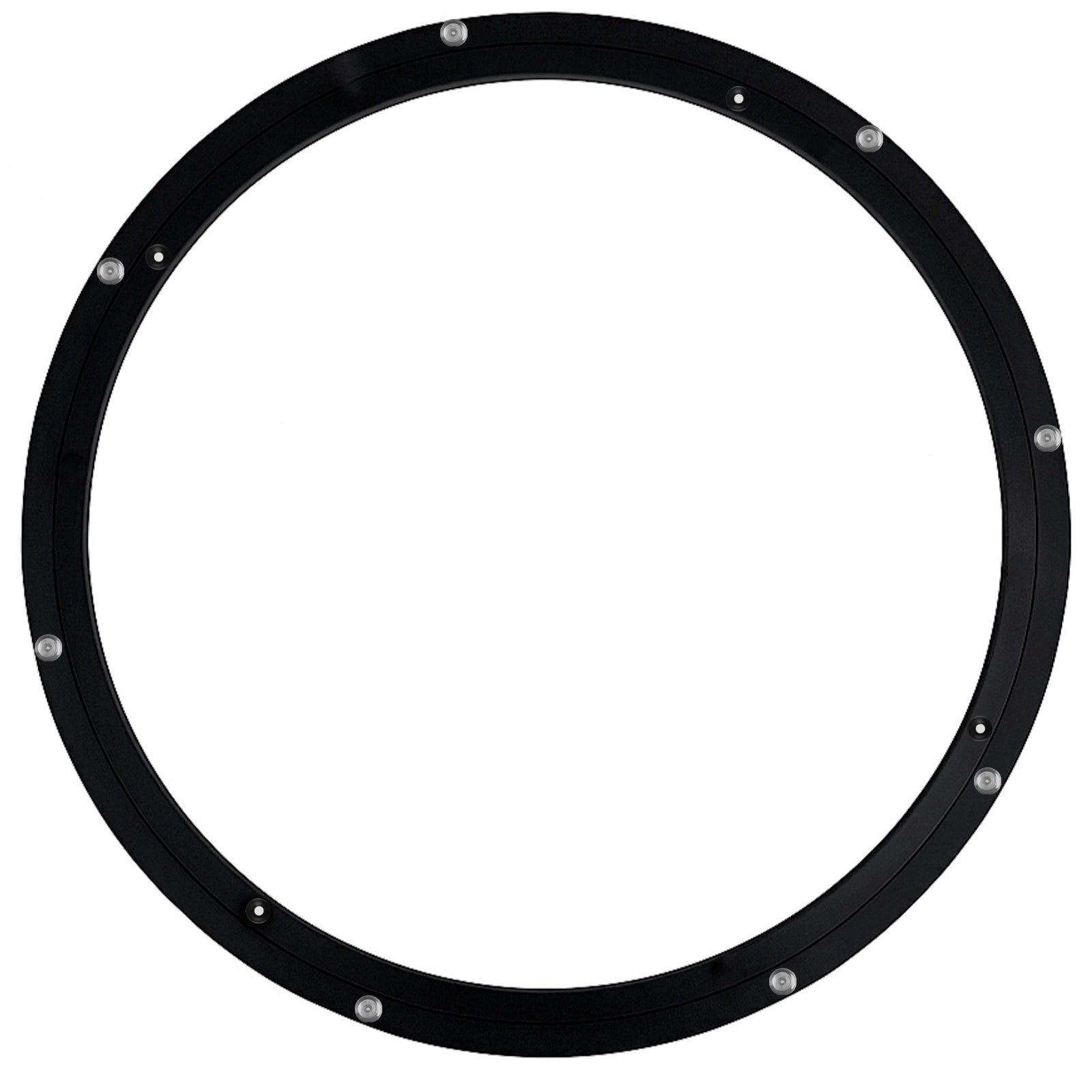 TamBee 24 Inch Lazy Susan Hardware 600 lbs Load Capacity Heavy Duty Turntable Bearing Large Lazy Susan Parts Kit Rotating Ring Mechanism for Dining Tables, Woodworking(Base Only, Black) - TamBee