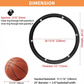 TamBee 24 Inch Lazy Susan Hardware 600 lbs Load Capacity Heavy Duty Turntable Bearing Large Lazy Susan Parts Kit Rotating Ring Mechanism for Dining Tables, Woodworking(Base Only, Black) - TamBee