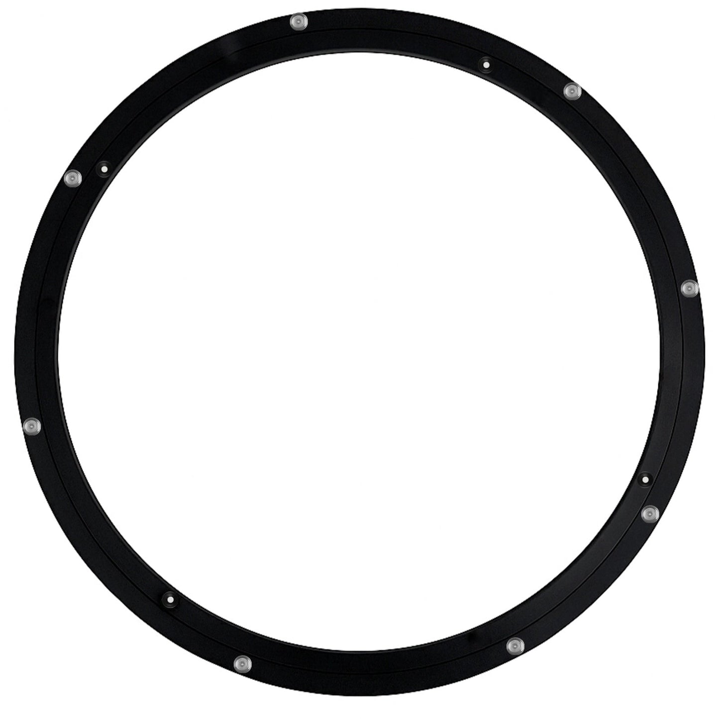 TamBee 24 Inch Lazy Susan Hardware Mute Turntable Bearing 600 lbs Load Capacity Heavy Duty Lazy Susan Parts Kit Rotating Ring Mechanism for Dining Tables, Woodworking(Base Only, Black) - TamBee