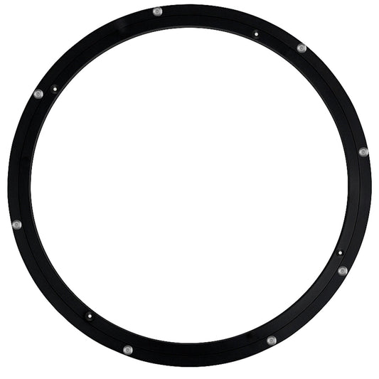 TamBee 24 Inch Lazy Susan Hardware Mute Turntable Bearing 600 lbs Load Capacity Heavy Duty Lazy Susan Parts Kit Rotating Ring Mechanism for Dining Tables, Woodworking(Base Only, Black) - TamBee