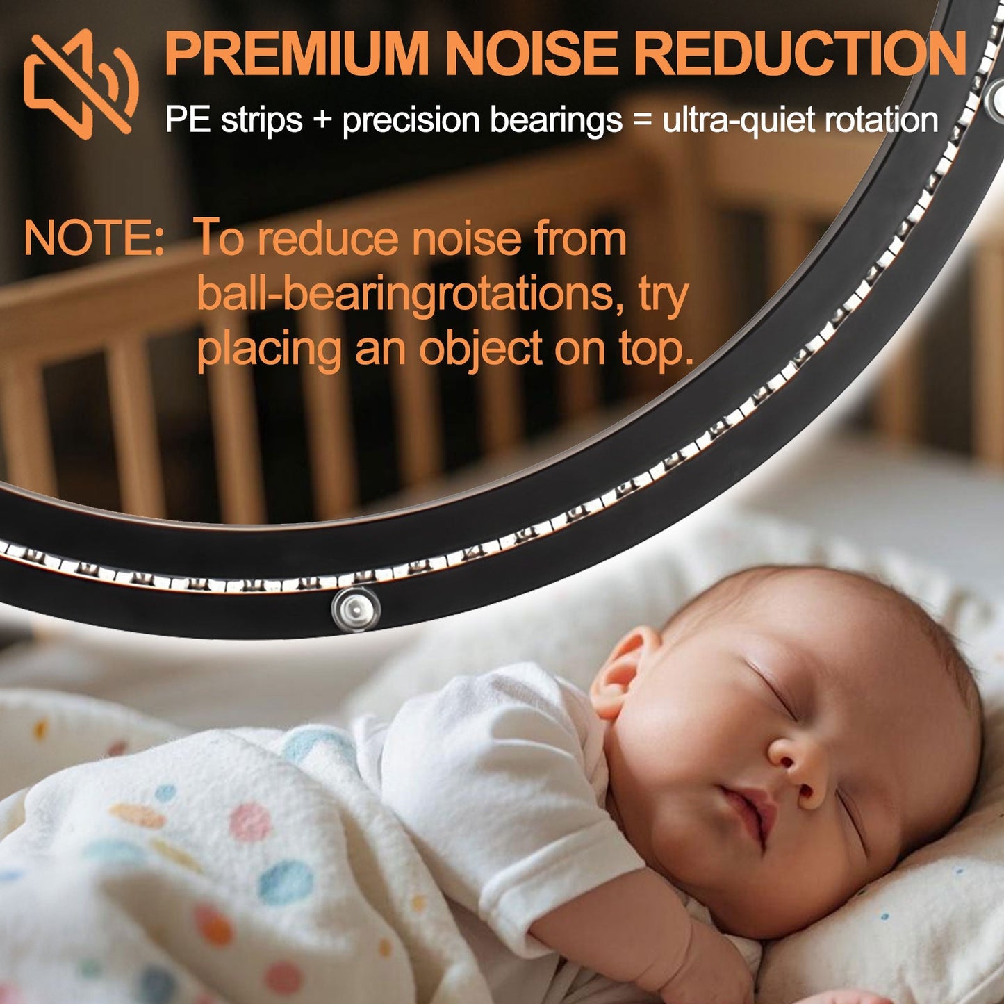 TamBee 24 Inch Lazy Susan Hardware Mute Turntable Bearing 600 lbs Load Capacity Heavy Duty Lazy Susan Parts Kit Rotating Ring Mechanism for Dining Tables, Woodworking(Base Only, Black) - TamBee