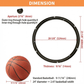 TamBee 24 Inch Lazy Susan Hardware Mute Turntable Bearing 600 lbs Load Capacity Heavy Duty Lazy Susan Parts Kit Rotating Ring Mechanism for Dining Tables, Woodworking(Base Only, Black) - TamBee