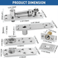 TamBee 570 lbs Load Heavy Duty Pivot Hinge Hidden Door Hinge - TamBee