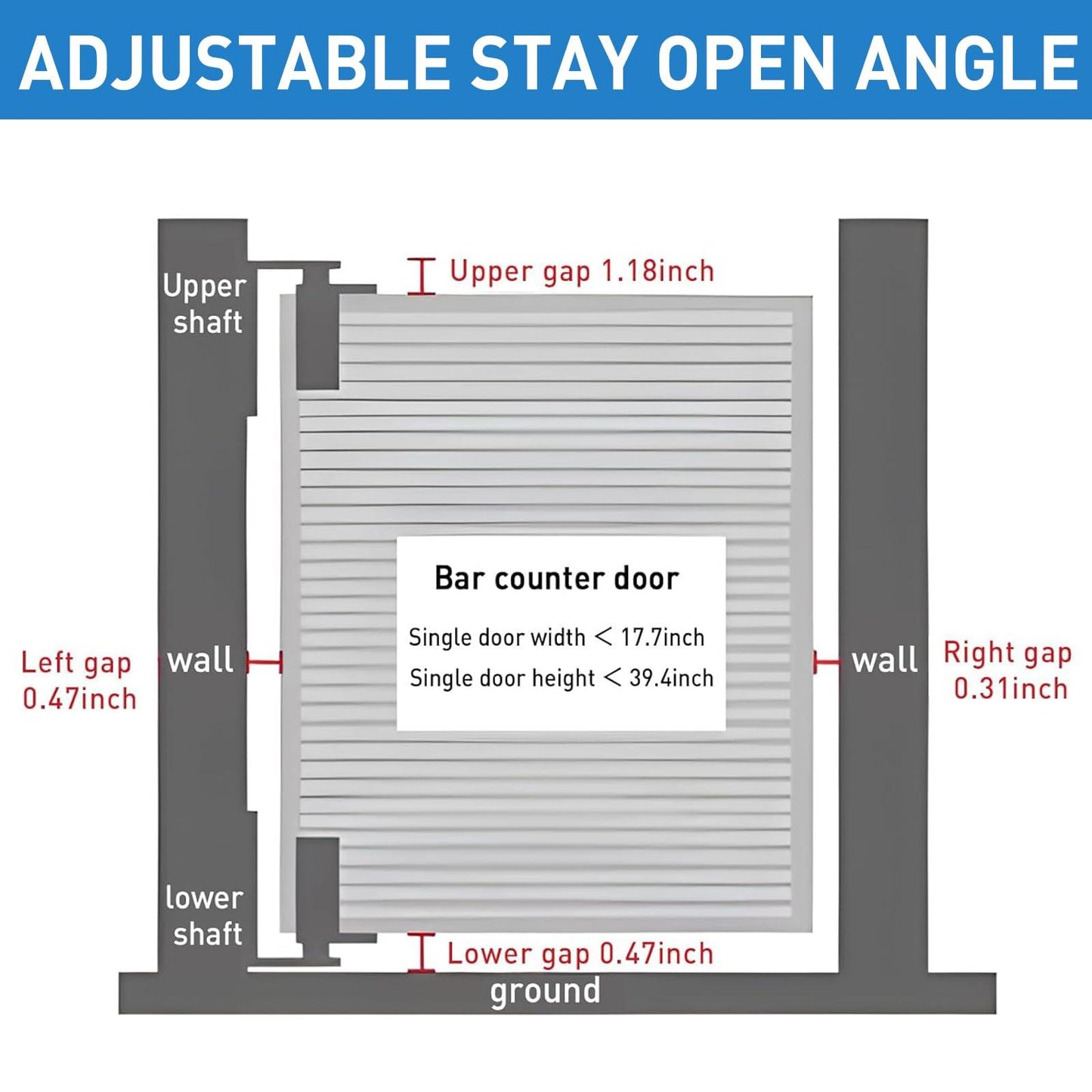 TamBee Black Cafe Door Hinges Swinging Door Hardware Saloon Door Hinges for Swinging Door Gravity Hinges Hardware for Swinging Door - TamBee