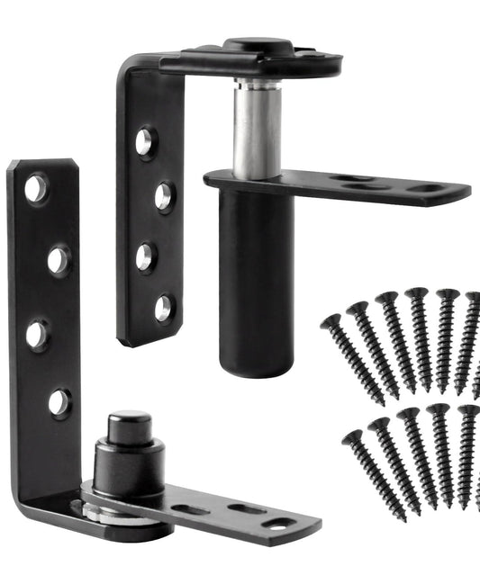 TamBee Black Cafe Door Hinges Swinging Door Hardware Saloon Door Hinges for Swinging Door Gravity Hinges Hardware for Swinging Door - TamBee