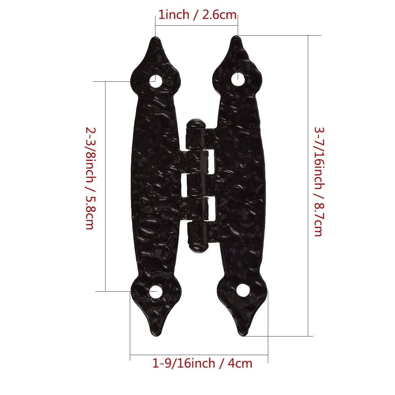 TamBee Cabinet Hinges H Hinges 5 Pairs/10Pcs - TamBee