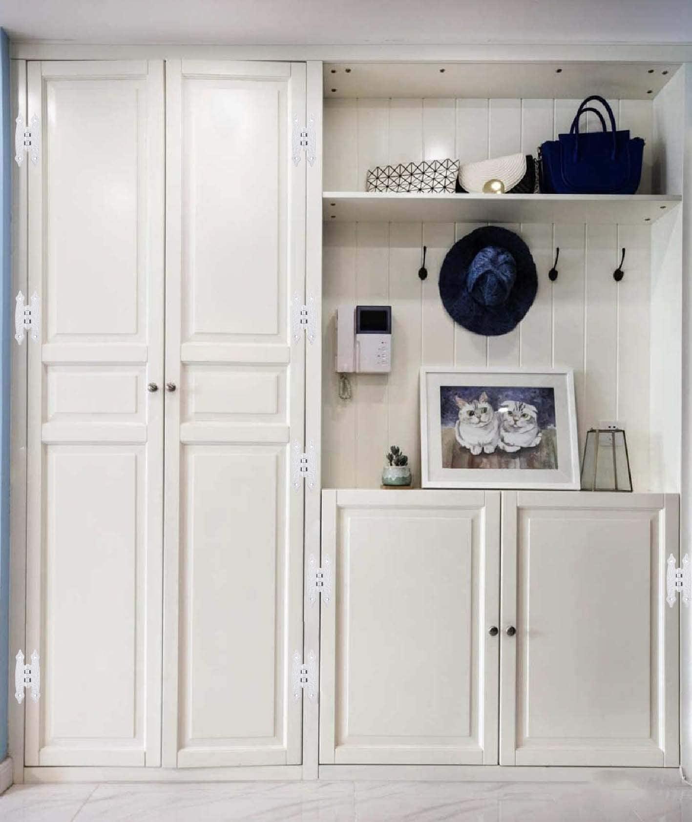 TamBee Cabinet Hinges H Hinges 5 Pairs/10Pcs - TamBee