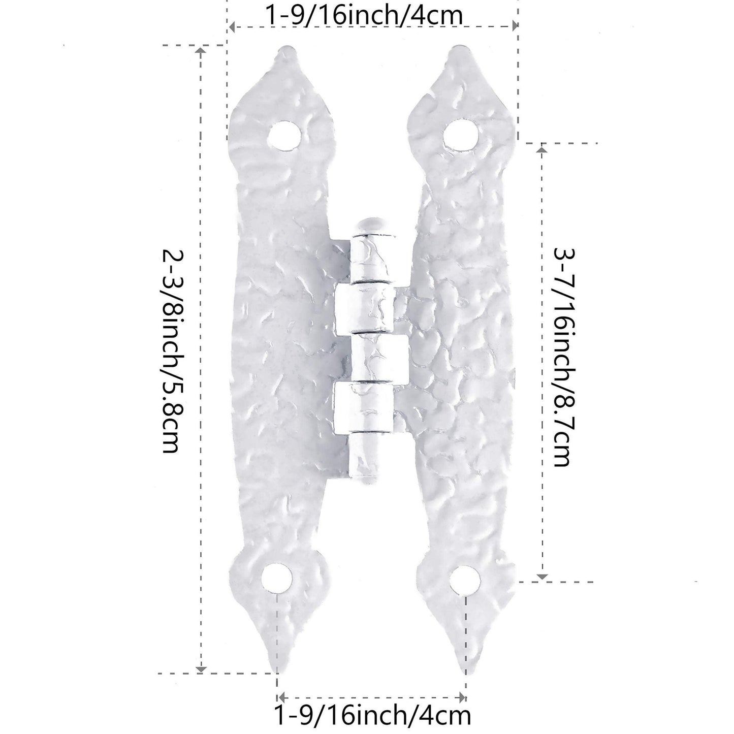 TamBee Cabinet Hinges H Hinges 5 Pairs/10Pcs - TamBee