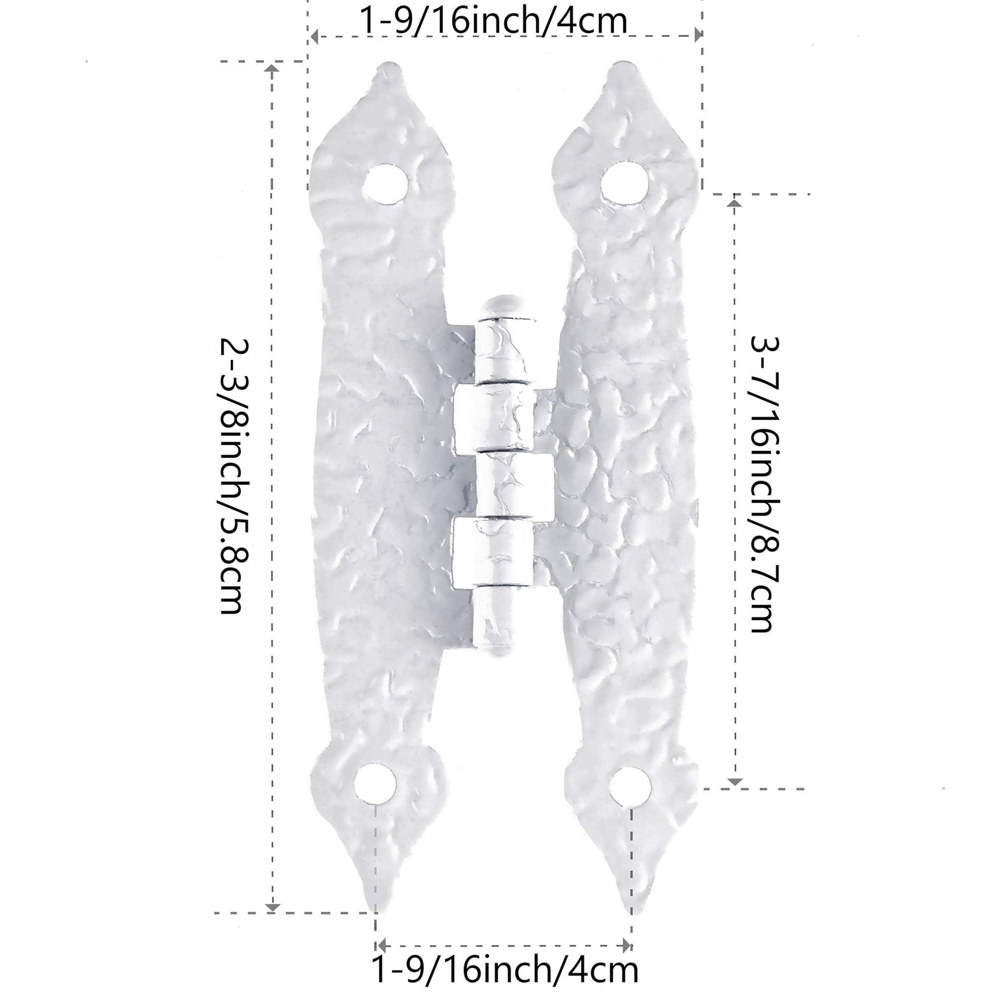 TamBee Cabinet Hinges H Hinges 5 Pairs/10Pcs - TamBee
