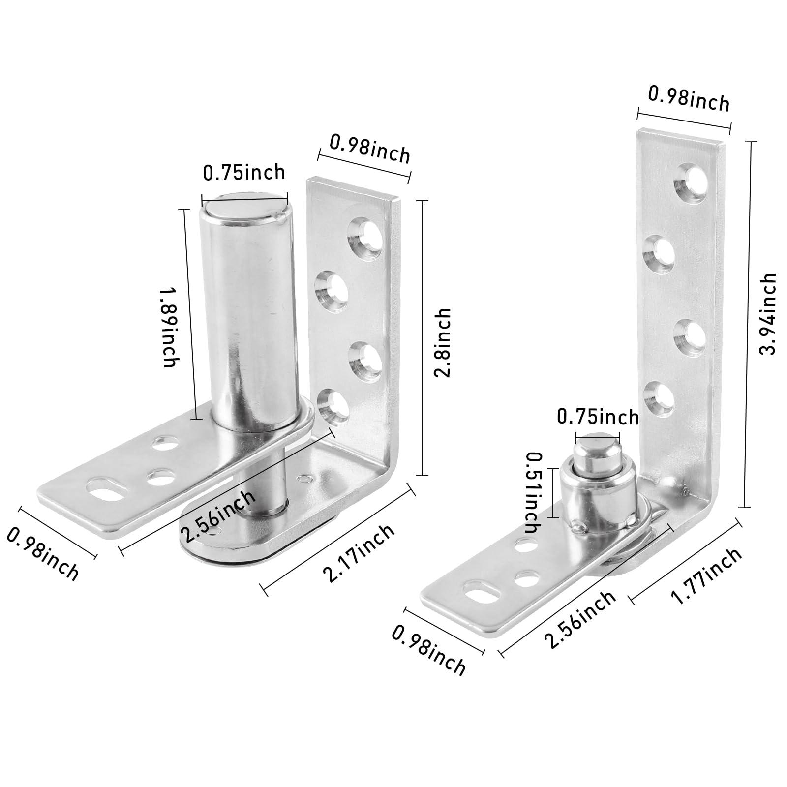 TamBee Cafe Door Hinges Swinging Door Hardware Saloon Door Hinges for Swinging Door Gravity Hinges Hardware for Swinging Door 2Pc - TamBee