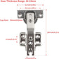 TamBee Corner Cabinet Hinge 135 Degree - TamBee