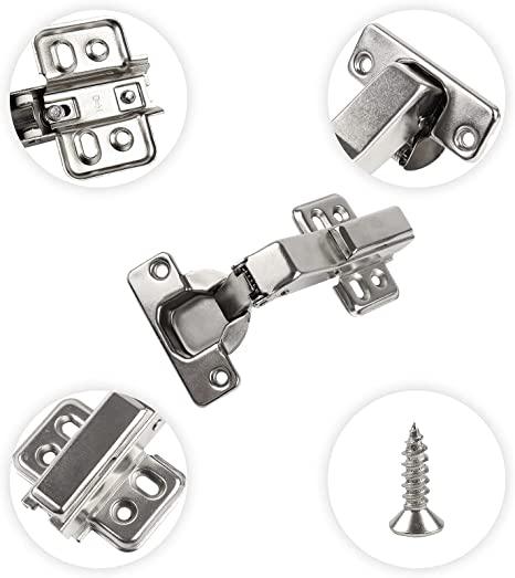 TamBee Corner Cabinet Hinge Lazy Susan Hinges for Cabinets 45 Degree Hinges - TamBee