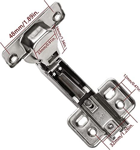 TamBee Corner Cabinet Hinge Lazy Susan Hinges for Cabinets 45 Degree Hinges - TamBee