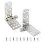 TamBee Door Pivot Hinges 180 Degree Hinges for Wood Doors 2 PCs - TamBee