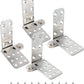 TamBee Door Pivot Hinges 180 Degree Hinges for Wood Doors 4 PCs - TamBee