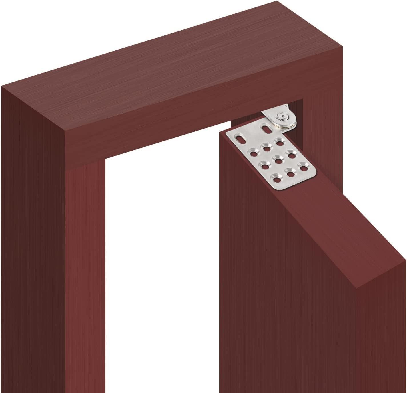 TamBee Door Pivot Hinges 180 Degree Hinges for Wood Doors 4 PCs - TamBee