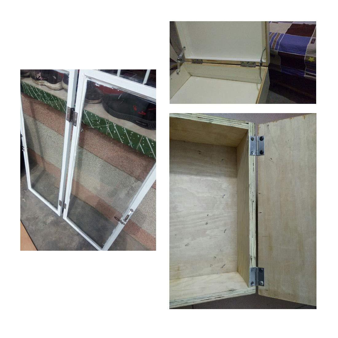 TamBee Folding Butt Hinges Cabinet Hinges 1.7inch 20Pcs - TamBee