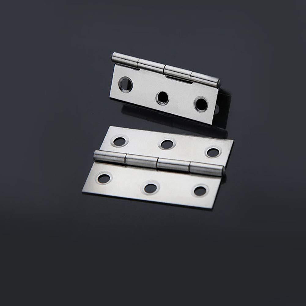 TamBee Folding Butt Hinges Cabinet Hinges 1.7inch 40Pcs - TamBee