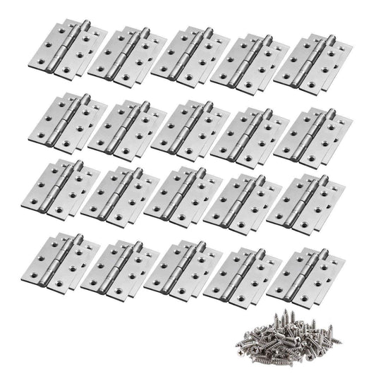TamBee Folding Butt Hinges Cabinet Hinges 1.7inch 40Pcs - TamBee