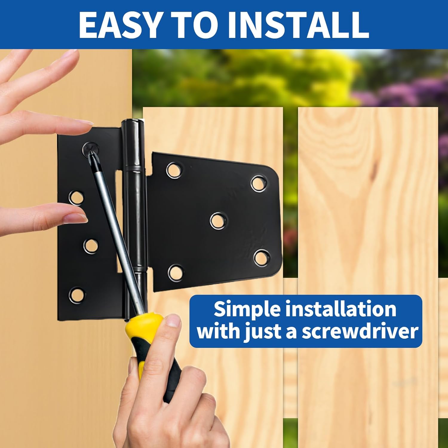 TamBee Gate Hinges Heavy Duty 3.5 inch - TamBee