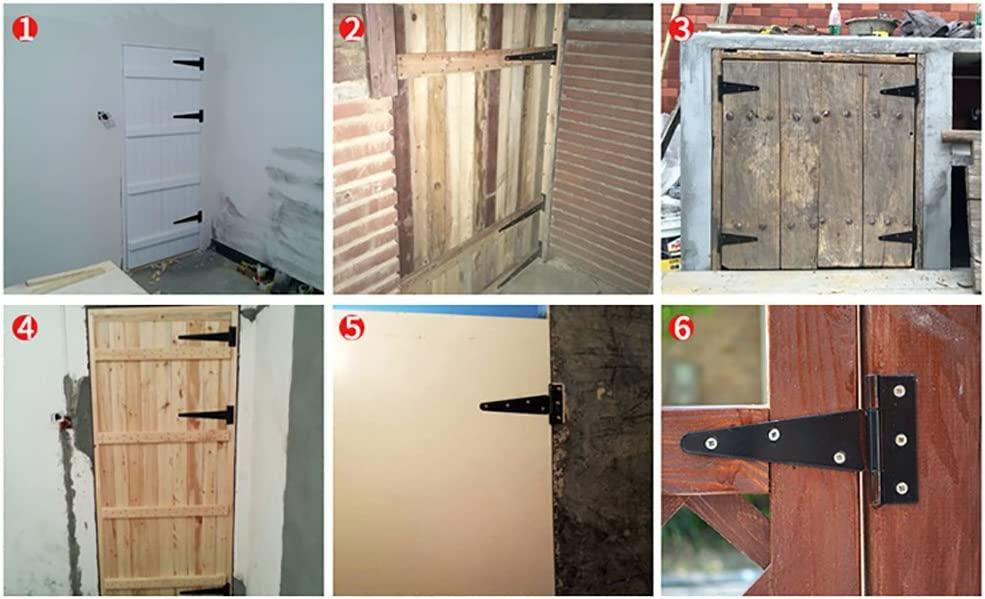 TamBee Gate Hinges T Hinge Heavy Duty 8 Inch - TamBee