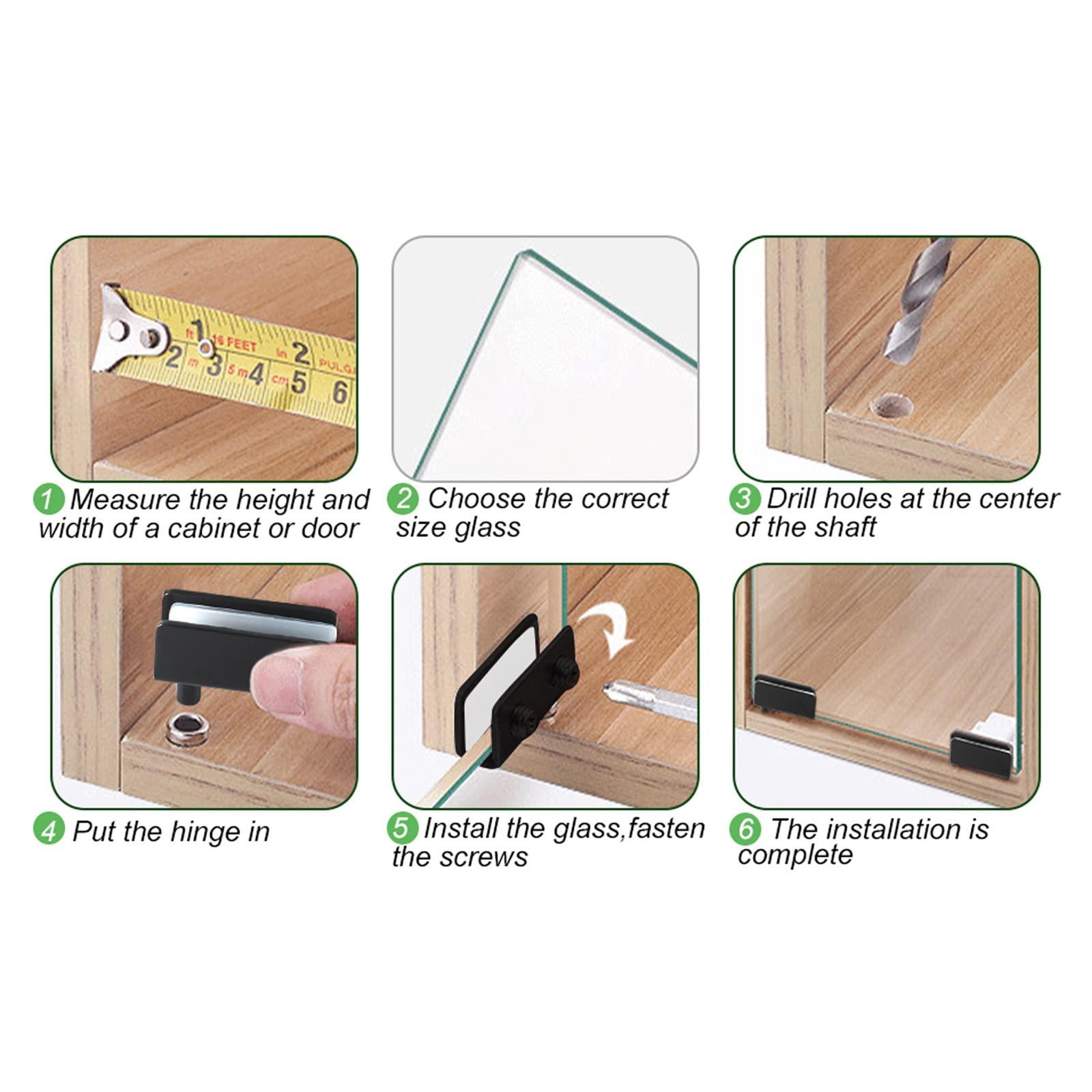 TamBee Glass Door Pivot Hinge 4 PCS - TamBee