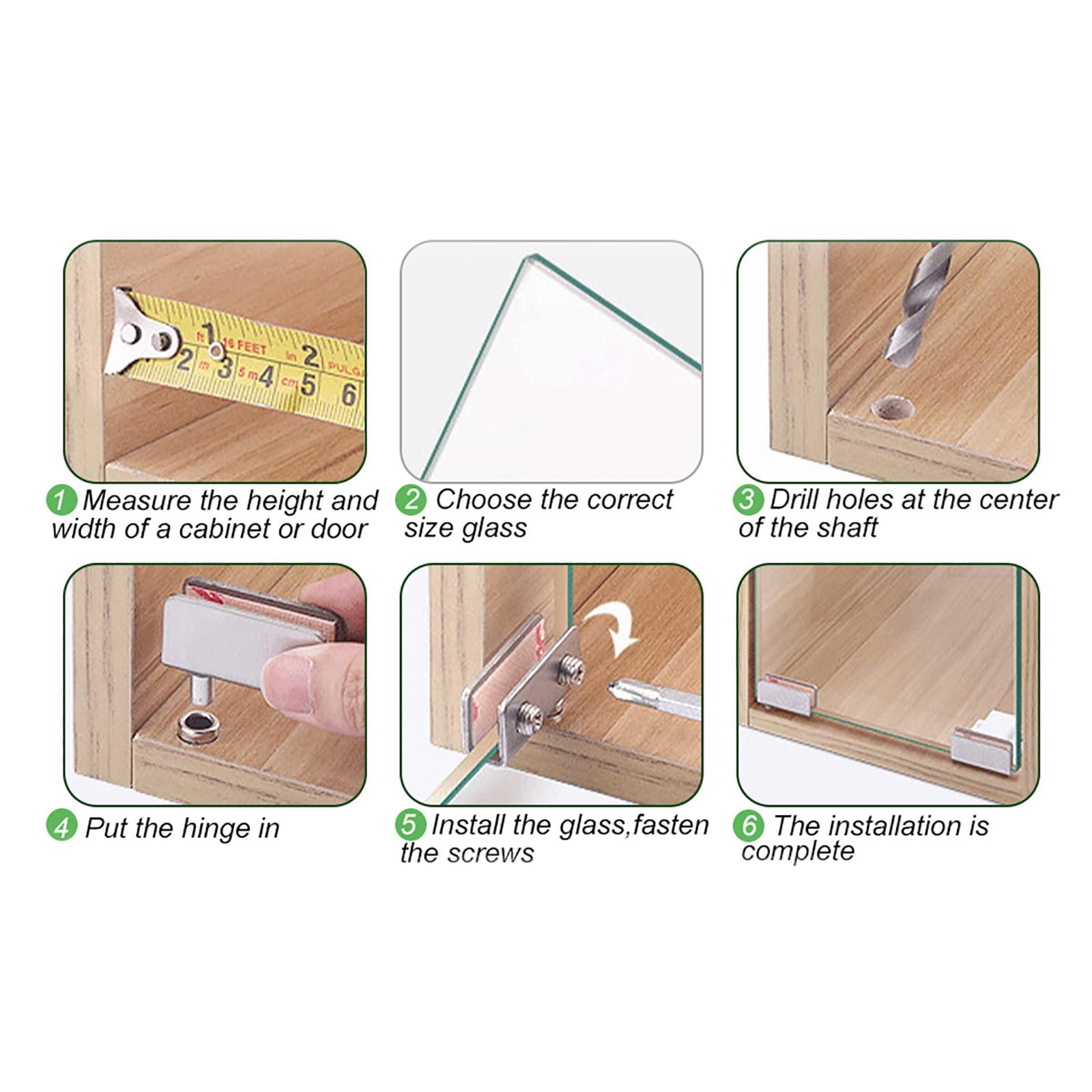 TamBee Glass Door Pivot Hinge 4 PCS - TamBee