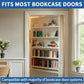 TamBee Hidden Bookcase Door Book Latch and Lock, Secret Book Latch Hidden Door Kit for Bookshelf Door and Bookcase Door, DIY Secret Door for Home Office, Storage, Safe Room - TamBee