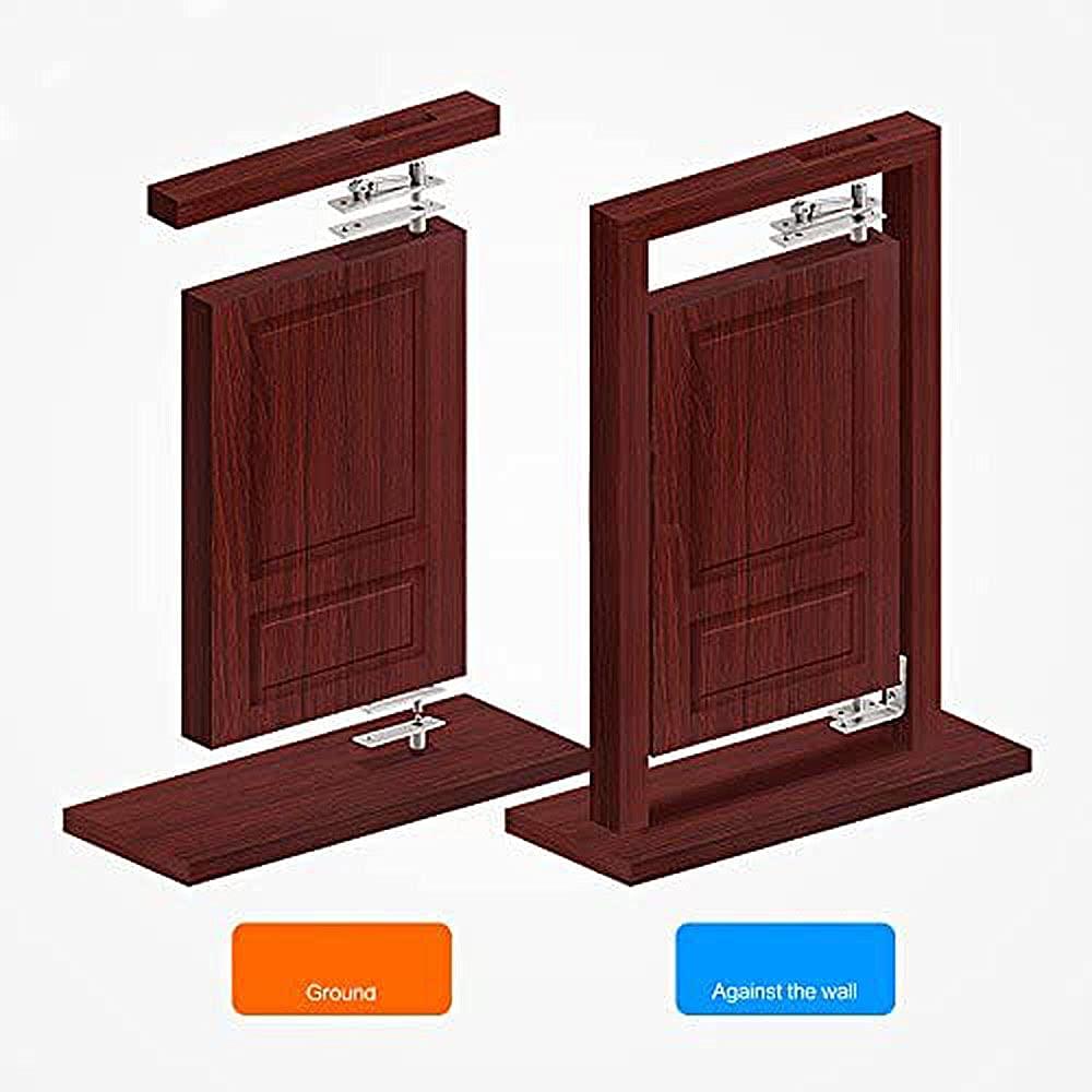 TamBee Hidden Door Hinges Pivot Door Hinges for Secret Door - TamBee