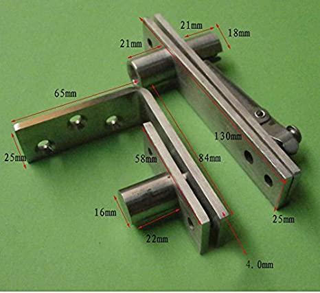 TamBee Hidden Door Hinges Pivot Door Hinges Hinges for Secret Door L Shape - TamBee