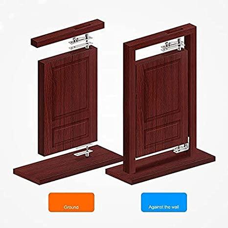 TamBee Hidden Door Hinges Pivot Door Hinges Hinges for Secret Door L Shape - TamBee