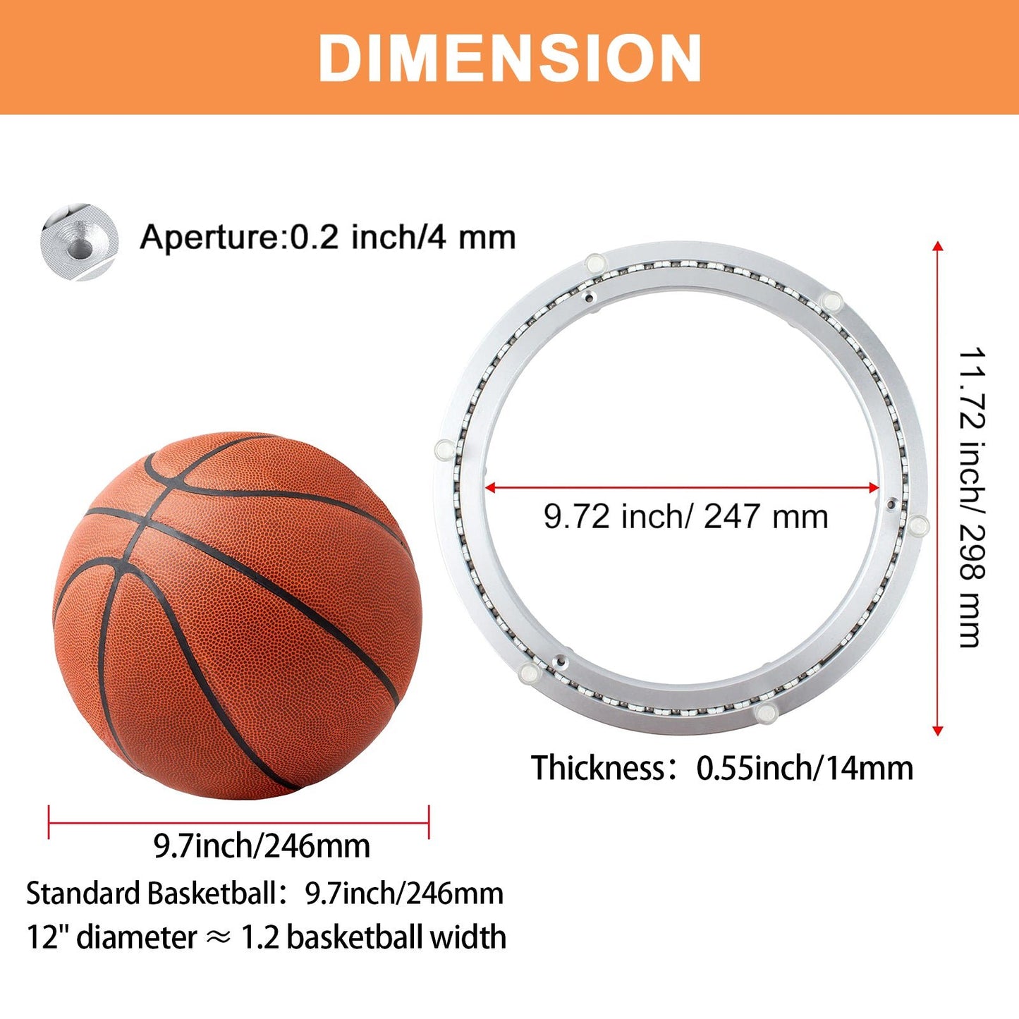 TamBee Lazy Susan Bearing 12 Inch Comercial - TamBee