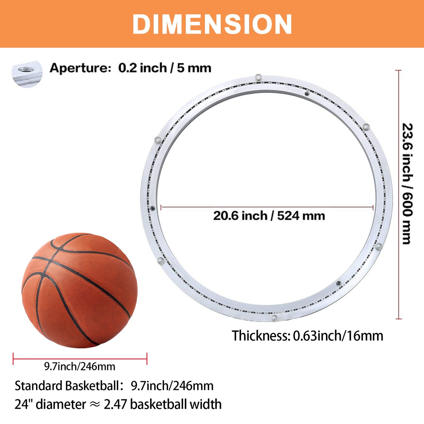 TamBee Lazy Susan Hardware 24 Inch Comercial - TamBee