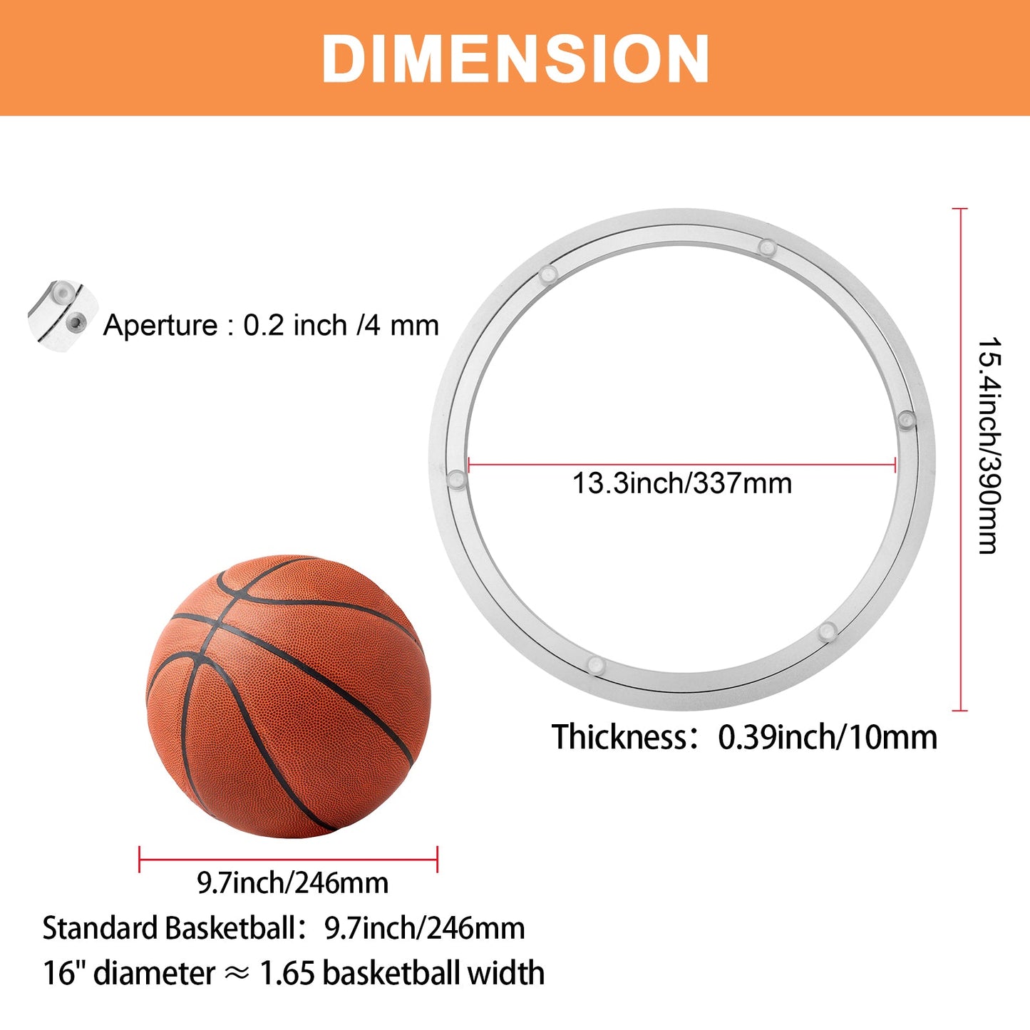 TamBee Lazy Susan Hardware Lazy Susan Bearing 16 Inch - TamBee