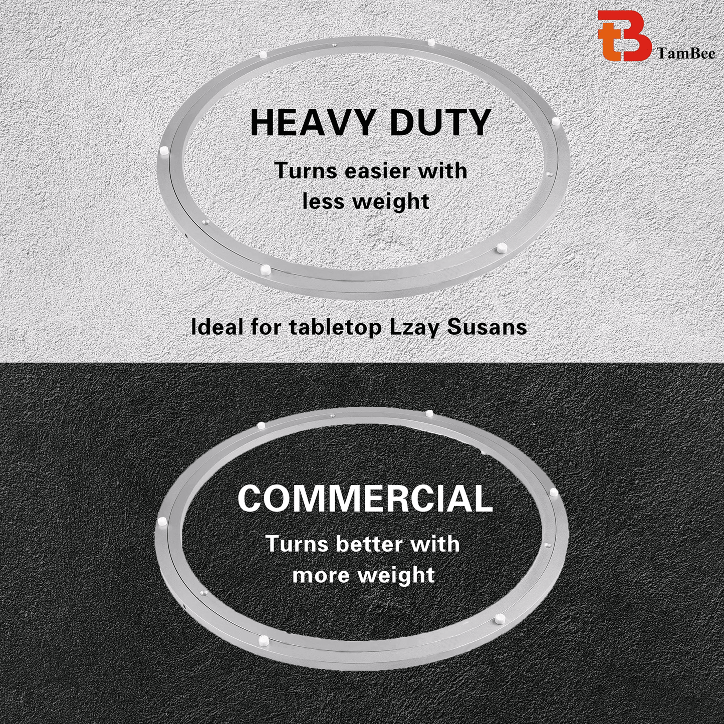 TamBee Lazy Susan Hardware Lazy Susan Bearing 18 Inch - TamBee