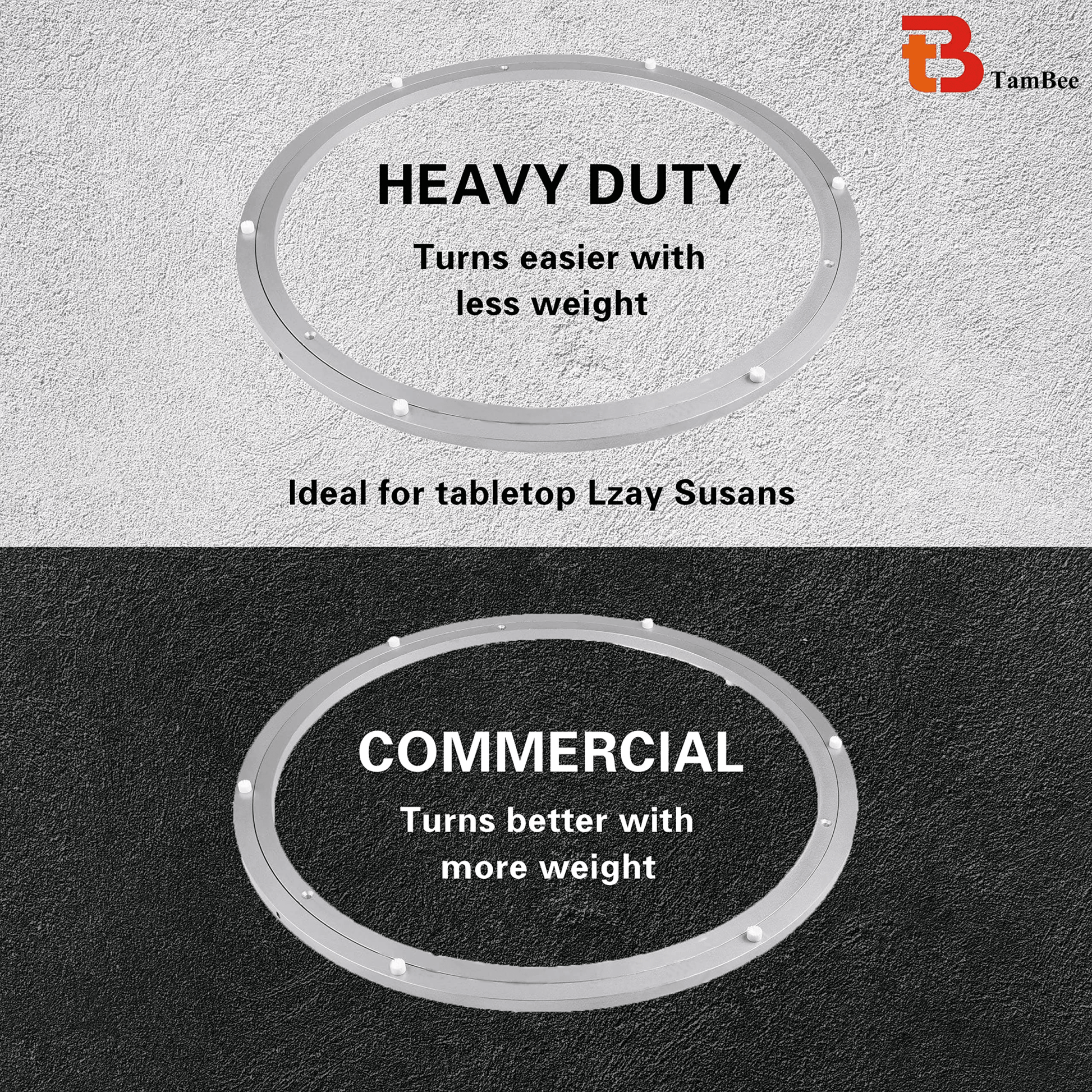 TamBee Lazy Susan Hardware Lazy Susan Bearing 24 Inch - TamBee