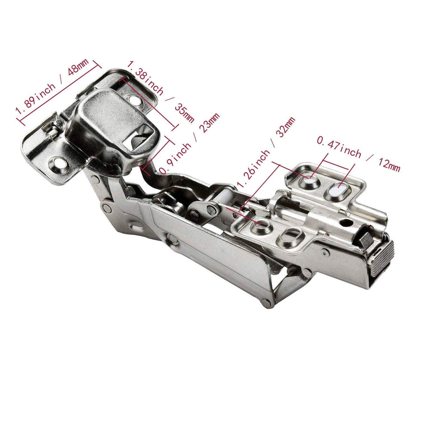 TamBee Lazy Susan Hinges 175 Hinges for Cabinets Frameless - TamBee