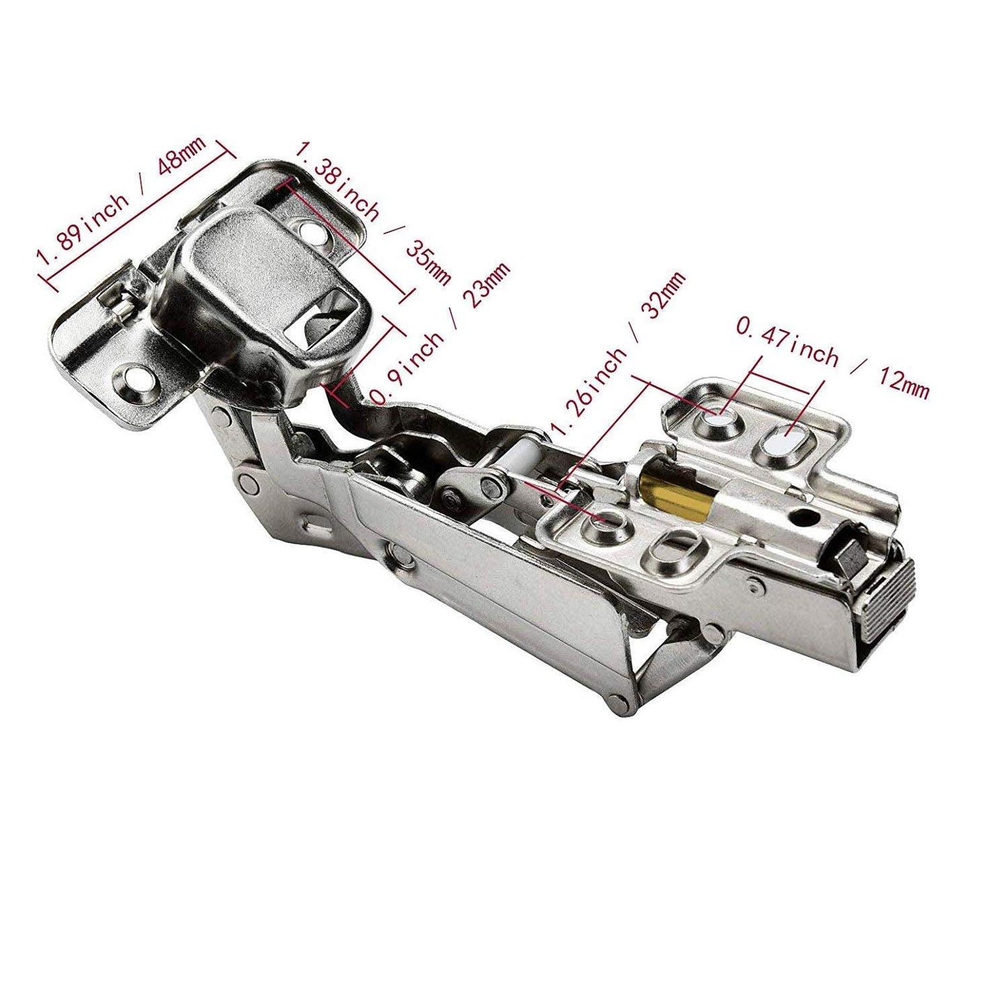 TamBee Lazy Susan Hinges for Cabinets 165 Hinges Frameless - TamBee