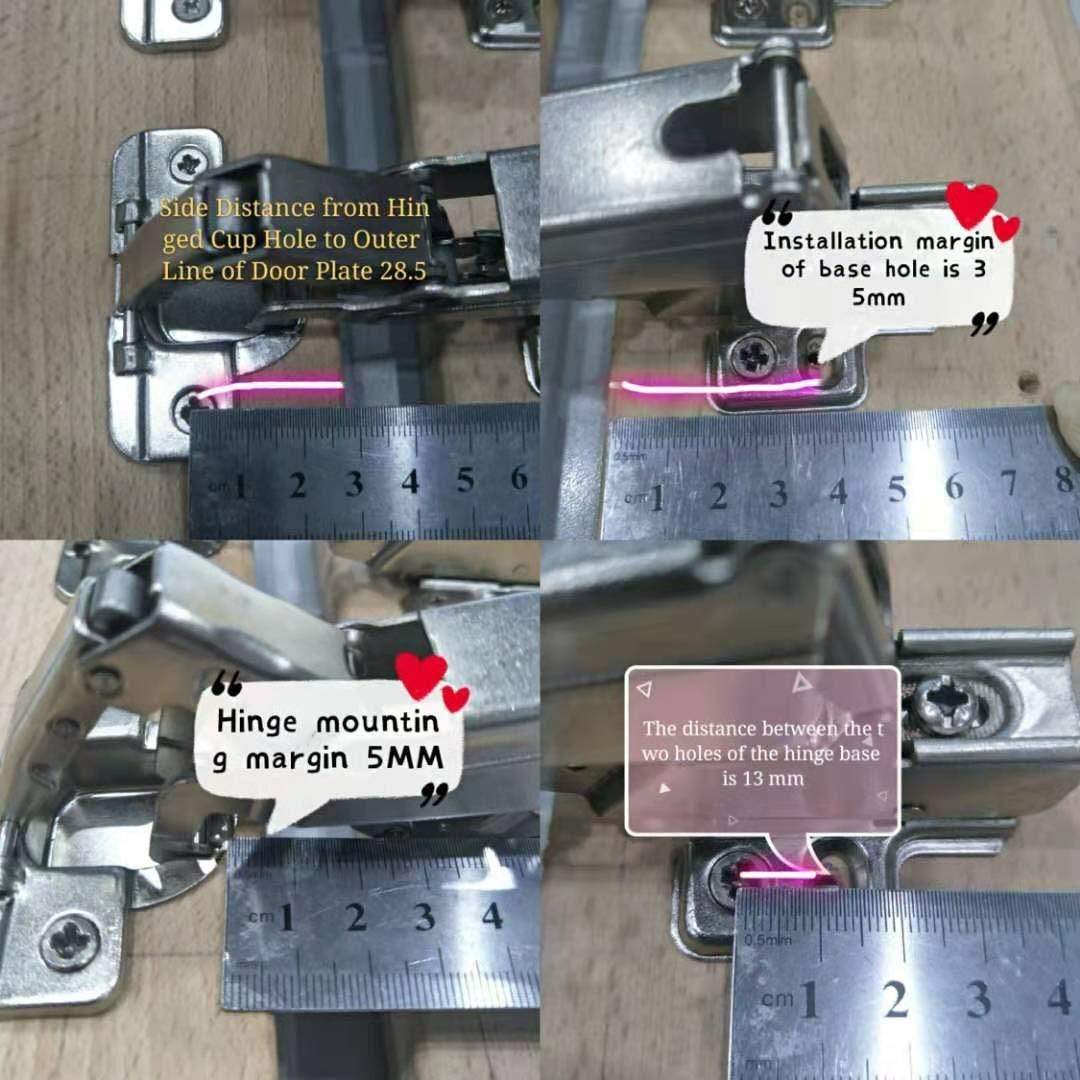 TamBee Lazy Susan Hinges for Cabinets 165 Hinges Frameless - TamBee